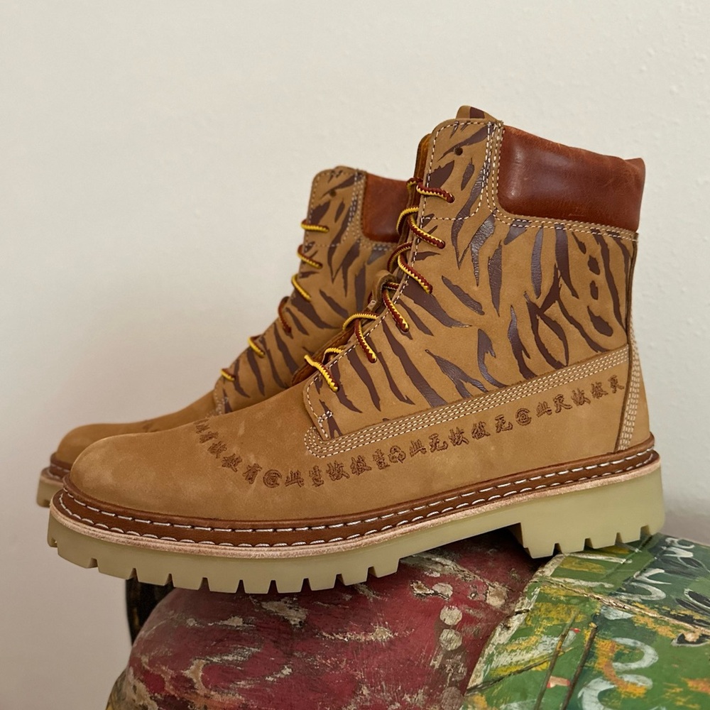 New Timberland x Edison Chen Circular Regen 6" Boots in Wheat Full Grain